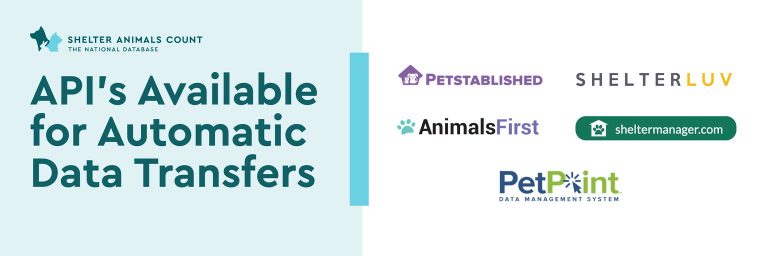 API available, shelter animals count