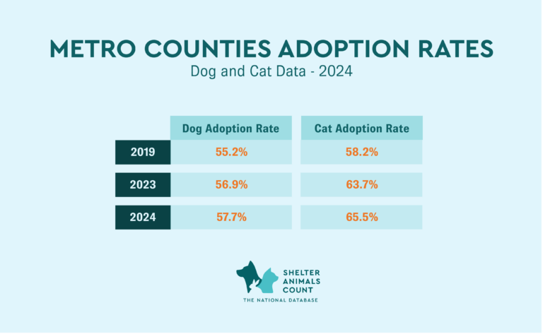 metro counties adoption rates